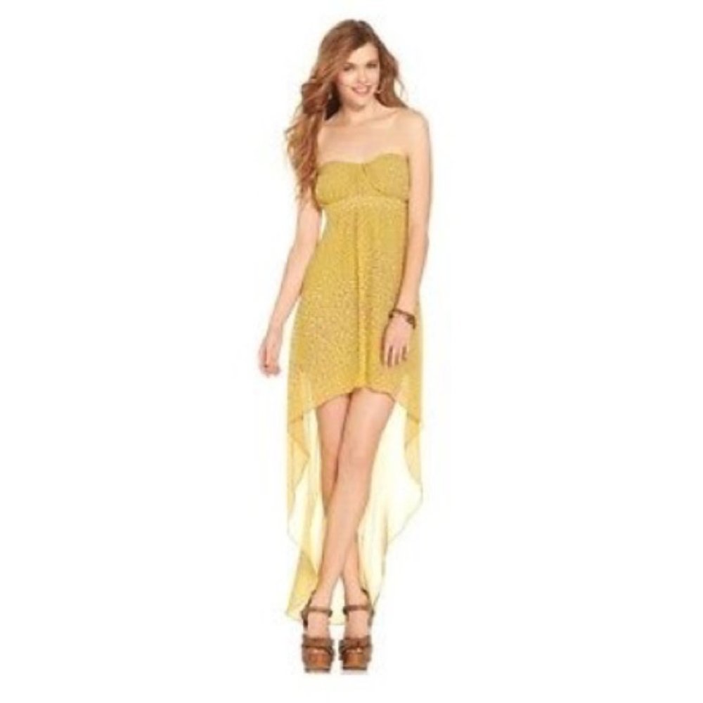 Hi-Lo Jessica Simpson XS Leopard Print Dress